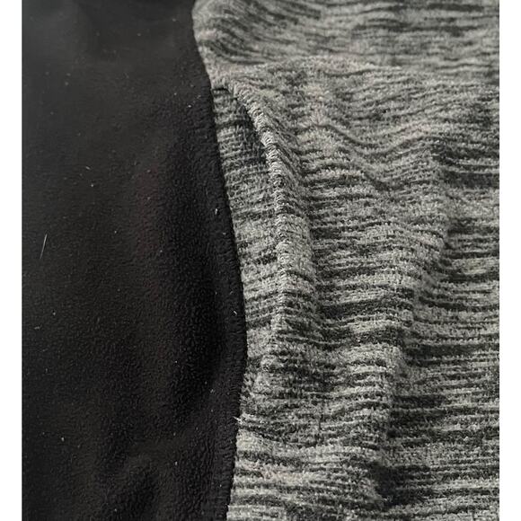 ST. JOHN’S BAY ACTIVE LONG SLV PULL-OVER HALF ZIP FLEECE TOP, WOMENS, GREY/BLACK - Picture 10 of 12